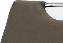 Freischwinger >Pupik II< in braun - 45x102x62cm (BxHxT)