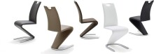 Freischwinger >Pupik II< in braun - 45x102x62cm (BxHxT)