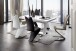 Freischwinger >Pupik II< in braun - 45x102x62cm (BxHxT)
