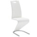 Freischwinger >Pupik II< in weiß - 45x102x62cm (BxHxT)