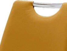 Freischwinger >Pupik II< in curry - 45x102x62cm (BxHxT)