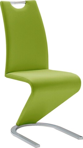 Freischwinger >Pupik II< in lime/grün - 45x102x62cm (BxHxT)