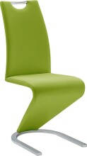 Freischwinger >Pupik II< in lime/grün -...