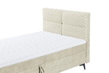 Boxbett >ANDON 1< Liegefläche 120x200 cm, cream - 121x102x210 (BxHxT)