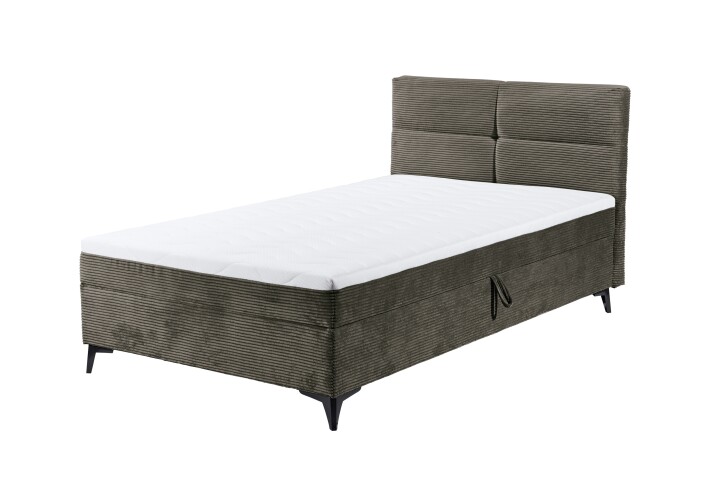 Boxbett >ANDON 1< Liegefläche 120x200cm, in mocca - 121x102x210 (BxHxT)
