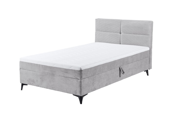 Boxbett >ANDON 1< Liegefläche 120x200cm, Bezug dove - 121x102x210 (BxHxT)
