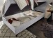 Boxbett >ANDON 1< Liegefläche 120x200cm, Bezug dove - 121x102x210 (BxHxT)