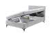 Boxbett >ANDON 1< Liegefläche 120x200cm, Bezug dove - 121x102x210 (BxHxT)