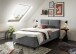 Boxbett >ANDON 1< Liegefläche 120x200cm, Bezug ash - 121x102x210cm (BxHxT)