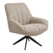 Sessel >Grandola< 360° Drehfunktion, in Grau - 81x93x84cm (BxHxT)