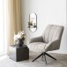 Sessel >Grandola< 360° Drehfunktion, in Grau - 81x93x84cm (BxHxT)