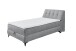 Boxbett >ATLANTIS 6< 120x200 cm Liegefläche, Bezug grey - 125x102x240cm (BxHxT)