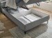 Boxbett >ATLANTIS 6< 120x200 cm Liegefläche, Bezug dark grey - 125x102x240cm (BxHxT)