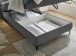 Boxbett >ATLANTIS 6< 120x200 cm Liegefläche, Bezug anthrazit - 125x102x240cm (BxHxT)