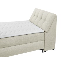 Boxbett >ATLANTIS 6< 120x200 cm Liegefläche, Bezug Ivory - 125x102x240cm (BxHxT)