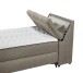 Boxbett >ATLANTIS 6< 120x200 cm Liegefläche, Bezug espresso - 125x102x240cm (BxHxT)