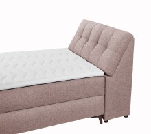 Boxbett >ATLANTIS 6< 120x200 cm Liegefläche, Bezug flamingo - 125x102x240cm (BxHxT)