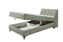 Boxbett >ATLANTIS 6< 120x200 cm Liegefläche, Bezug olive - 125x102x240cm (BxHxT)