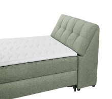 Boxbett >ATLANTIS 6< 120x200 cm Liegefläche, Bezug olive - 125x102x240cm (BxHxT)