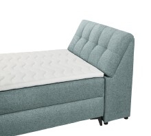 Boxbett >ATLANTIS 6< 120x200 cm Liegefläche, Bezug mint - 125x102x240cm (BxHxT)