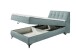 Boxbett >ATLANTIS 6< 120x200 cm Liegefläche, Bezug mint - 125x102x240cm (BxHxT)