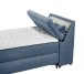 Boxbett >ATLANTIS 6< 120x200 cm Liegefläche, Bezug blue - 125x102x240cm (BxHxT)