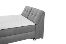 Boxbett >ATLANTIS 6< 140x200 cm Liegefläche, Bezug dark grey - 145x102x240cm (BxHxT)