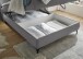 Boxbett >ATLANTIS 6< 140x200 cm Liegefläche, Bezug dark grey - 145x102x240cm (BxHxT)