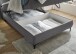 Boxbett >ATLANTIS 6< 140x200 cm Liegefläche, Bezug anthrazit - 145x102x240cm (BxHxT)