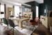Esszimmerstuhl >Ottawa< mit Armlehne in Olive - 60x89x64 (BxHxT) 180 °drehbar