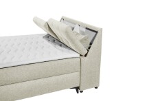 Boxbett >ATLANTIS 6< 140x200 cm Liegefläche, Bezug Ivory - 145x102x240cm (BxHxT)