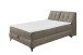 Boxbett >ATLANTIS 6< 140x200 cm Liegefläche, Bezug in espresso - 145x102x240cm (BxHxT)