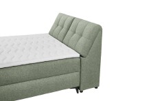 Boxbett >ATLANTIS 6< 140x200 cm Liegefläche, Bezug in olive - 145x102x240cm (BxHxT)