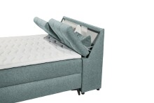 Boxbett >ATLANTIS 6< 140x200 cm Liegefläche, Bezug in mint - 145x102x240cm (BxHxT)