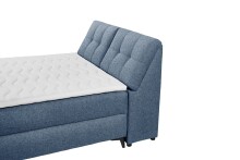 Boxbett >ATLANTIS 6< 140x200 cm Liegefläche, Bezug in blue - 145x102x240cm (BxHxT)