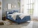 Boxbett >ATLANTIS 6< 140x200 cm Liegefläche, Bezug in blue - 145x102x240cm (BxHxT)