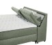 Boxbett >ATLANTIS 6< Liegefläche 180x200 cm, Bezug in olive - 185x102x240cm (BxHxT)
