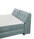 Boxbett >ATLANTIS 6< Liegefläche 180x200 cm, Bezug in mint - 185x102x240cm (BxHxT)