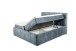 Boxbett >AVIDANO 6< 180x200 cm Liegefläche, Bezug in smoke blue - 203x123x213 (BxHxT)