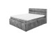 Boxbett >AVIDANO 6< 180x200 cm Liegefläche, Bezug in grey - 203x123x213cm (BxHxT)