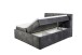 Boxbett >AVIDANO 6< 180x200 cm Liegefläche, Bezug in grey - 203x123x213cm (BxHxT)