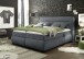 Boxspringbett >EVOLUTION< Liegefläche 180x200 cm, mit Motor, anthrazit - 210x122x220 (BxHxT)