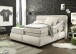 Boxspringbett >EVOLUTION< Liegefläche 160x200cm, Motorverstellung, sand - 190x122x220 (BxHxT)