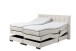 Boxspringbett >TALENA< Liegefläche 180x200cm, Motorverstellung, sand - 202x113x211cm (BxHxT)