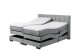 Boxspringbett >TALENA< Liegefläche 180x200, Motorverstellung, anthrazit - 202x113x211 (BxHxT)