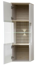 Hängevitrine >Ina< in Cashmere / Riva Eiche...