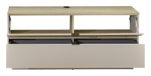Lowboard >Ina< Hänge/Stand-TV-Board, in Cashmere / Riva Eiche Dekor - 140x51/62x44cm (BxHxT)