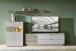 Wandboard >Ina< in Cashmere / Riva Eiche Dekor - 160x22x22cm (BxHxT)
