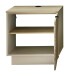 Wohnwand >Ina< (2-teilig) in Riva Eiche Dekor / Cashmere - 200x51x44 (BxHxT)