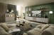 Wohnwand >Ina< (5-teilig) in Riva Eiche Dekor / Cashmere - 250x186x44 (BxHxT)